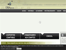 Tablet Screenshot of gbsassocies.com